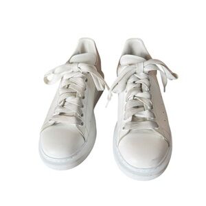Alexander McQueen White/Pink Oversized Sneaker Size 38.5